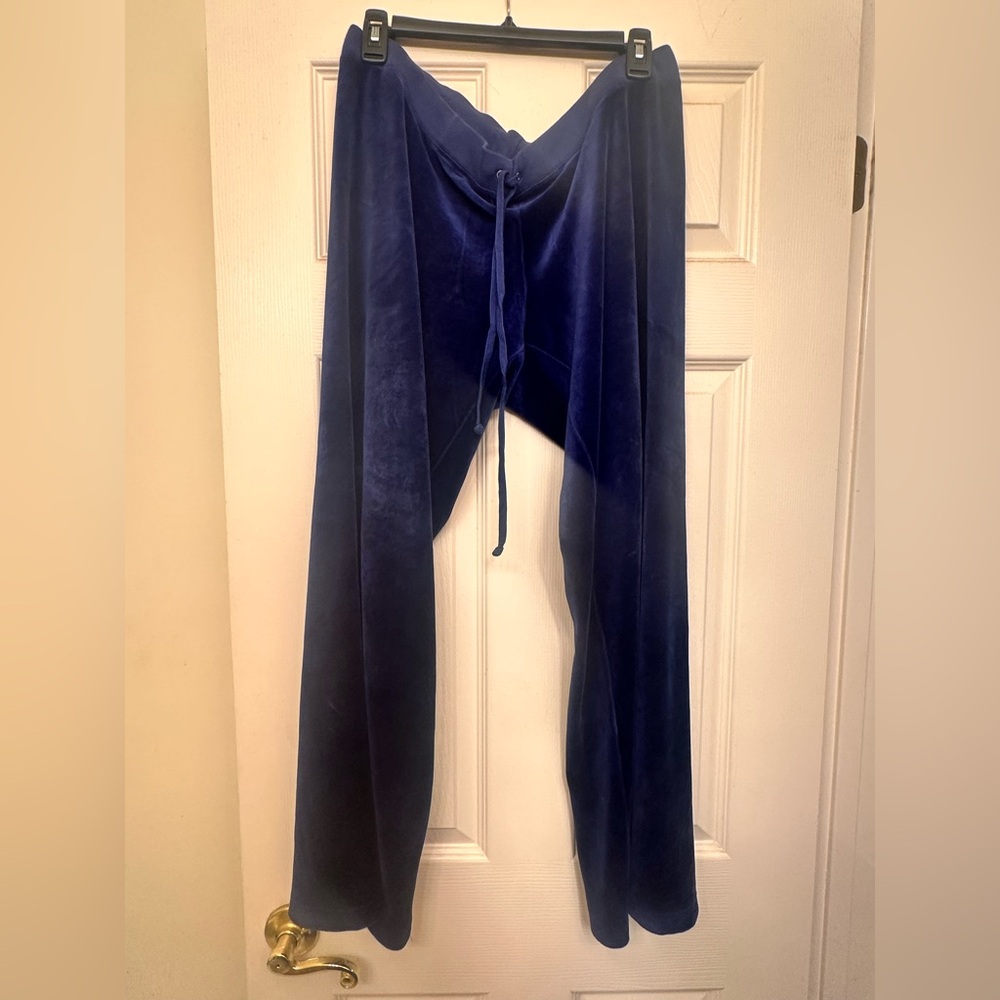 Juicy Couture Navy Velvet Pants